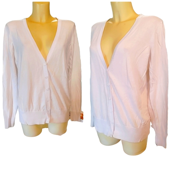 Faded Glory Sweaters - ❗Bundle for $1❗FADED GLORY White Button Down Sweater Cardigan